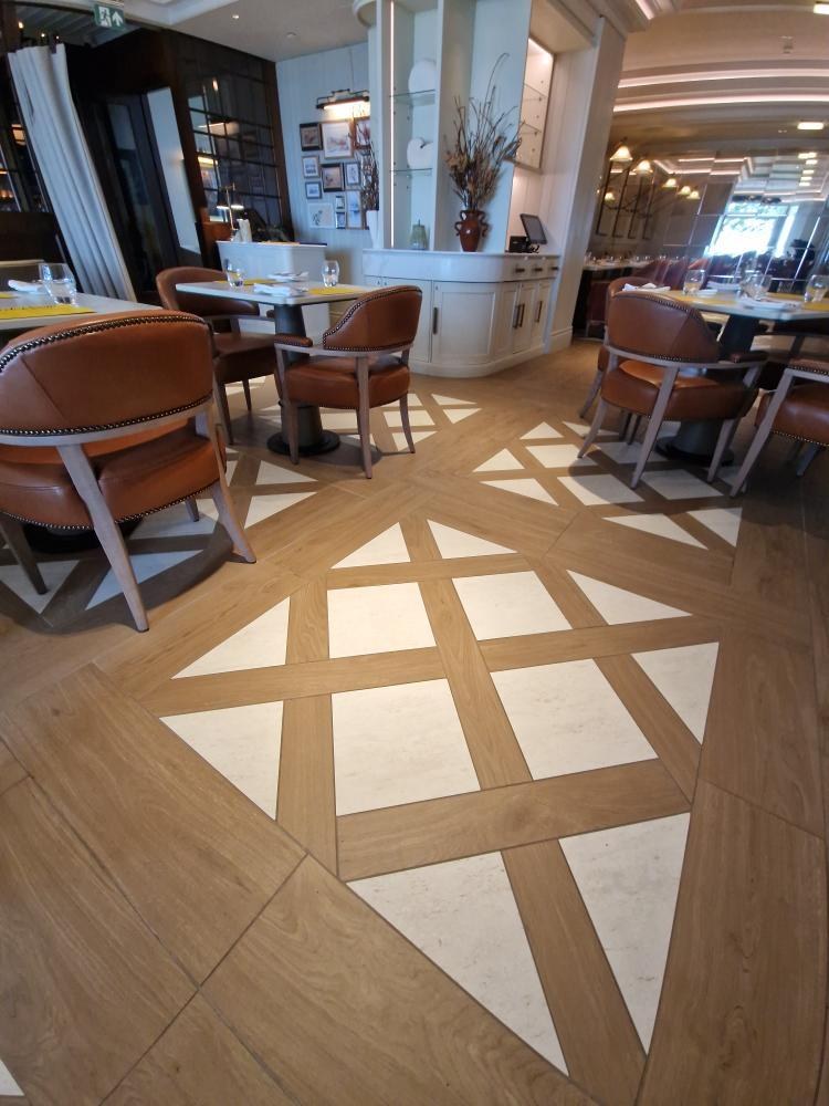 Commercial tiling project